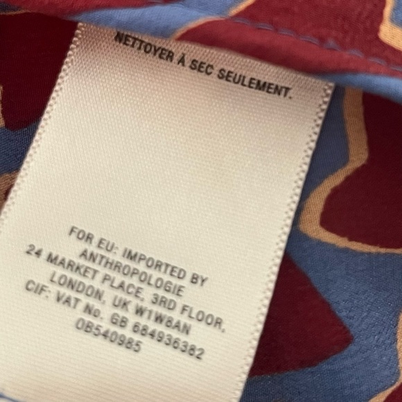 Maeve 100% SILK Kimono HEART Blouse - SMALL - Picture 11 of 11